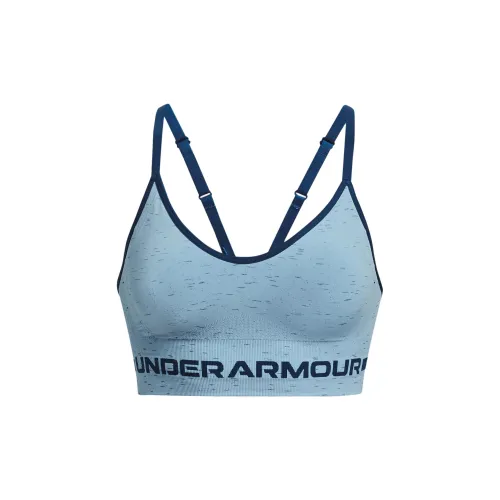 Under Armour Бесшовный Светло-синий Женские Бюстгальтеры