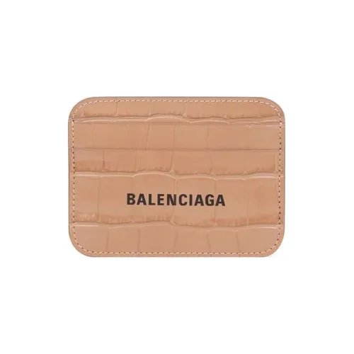 Balenciaga Cash Яркий Крокодиловый узор Тисненый Коровья кожа Картхолдер Обычный Женские Коричневый