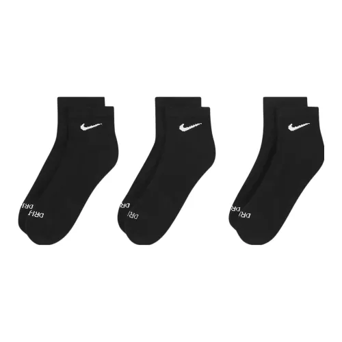 Низкие носки Nike мужские 3 упаковки черные
