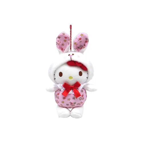 Санрио Hello Kitty Floral Rabbit Collection Куклы Плюшевая кукла Trumpets High