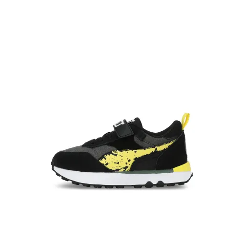 PUMA Rider FV Детская повседневная обувь Низкий топ Черный Для дошкольников