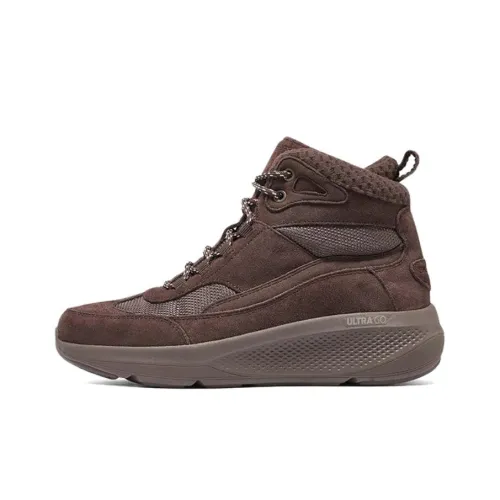 Skechers Высокий Топ Casual Женский Красный Коричневый