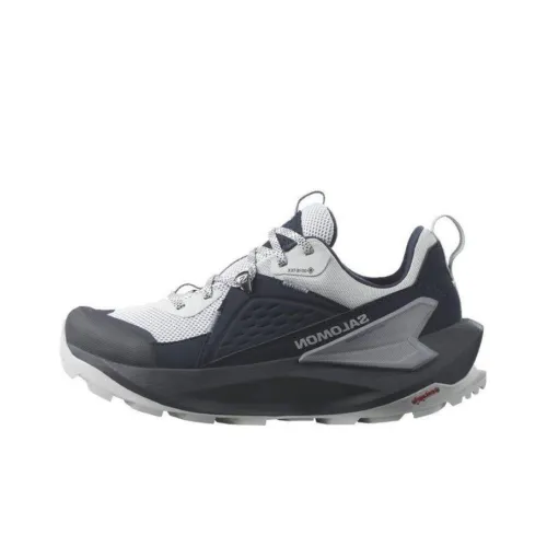 SALOMON Elixir Slip-Resistant Abrasion-Resistant Низкий Топ Уличная Обувь Женская Серый Черный