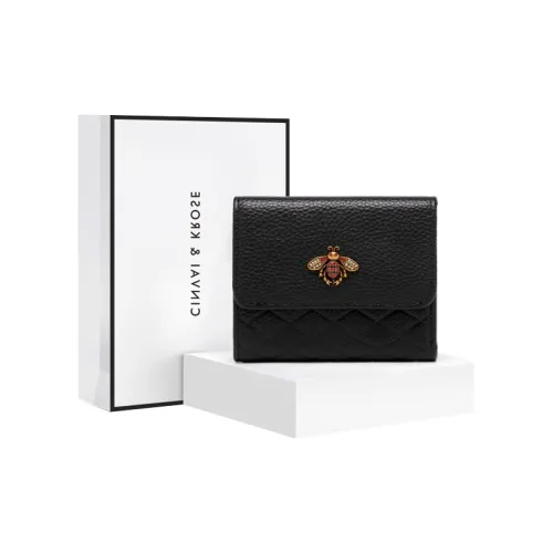 Simvay Clos Сумка для монет из коровьей кожи сумка ID клатч держатель для карт обычный женский с узором "Ромб" черный