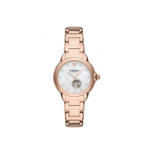 EMPORIO ARMANI Автоматический Механический Движение Женские Часы 34 мм Белый