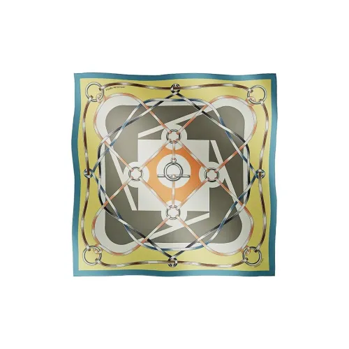 HERMES Carre Шелковые Шарфы Женские Многоцветные