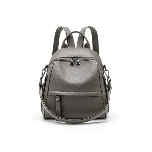 Espin Рюкзак из коровьей кожи средний женский черный абрикосовый серый бежевый желтый коричневый