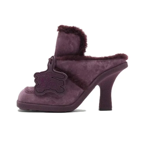 Burberry Домашние тапочки Женские Фуксия