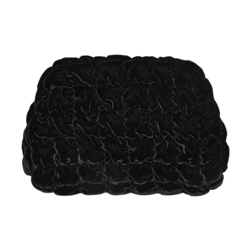 COS Вельвет Вискоза Нейлон Клатч Стандартный Женский Черный