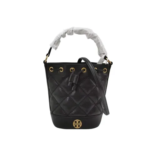 TORY BURCH TB Willa Кожа Сумка-ведро Сумка через плечо Сумка Мини Женская Черная