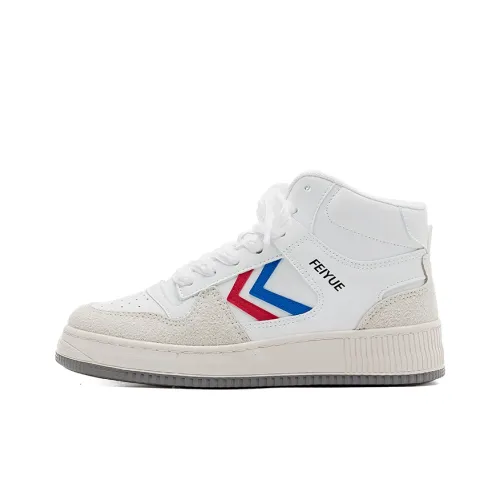 Feiyue Нижнее белье устойчивое к истиранию дышащие высокие кеды для скейтбординга унисекс белый красный синий