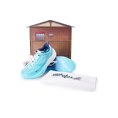 QIAODAN Strong Wind SE Strong Wind Blowing Беговые кроссовки Низкий Топ Перистый Синий/Спокойный Синий Мужской