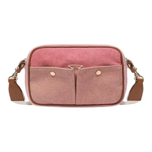 Vanessa Bruno Переработанный хлопок Camera Сумка Сумка через плечо Маленькая Женская Розовая