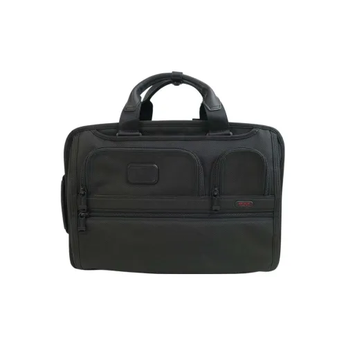 TUMI Баллистический нейлон с коровьей кожей портативный сумка через плечо сумка для ноутбука большой мужская черная