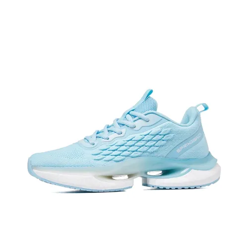 VOIT Покрытие Устойчивое к истиранию Легкий Дышащий Низ Сопротивляющийся Низкий Топ Беговые кроссовки Унисекс Небесно-голубой Белый