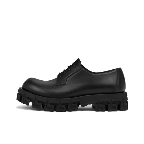 VERSACE Greca Portico Лоферы 5 см Мужской Черный