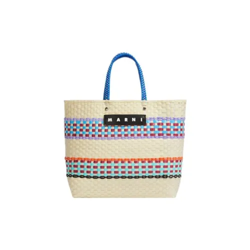 MARNI Basket Series Пластиковая Корзина Сумка Тоут Сумка Сумка для покупок Сумка Маленькая Женская Многоцветная