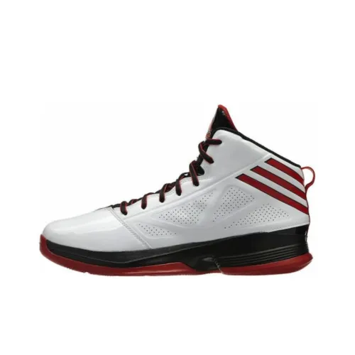 Adidas D Rose Menace 3 Амортизаторы Shock противоскользящие баскетбольные кроссовки Mid Top мужские белый и красный