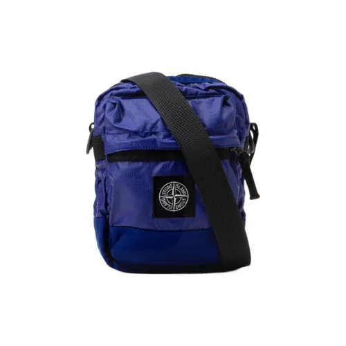 Stone Island Crossbody Bag Blue Men's