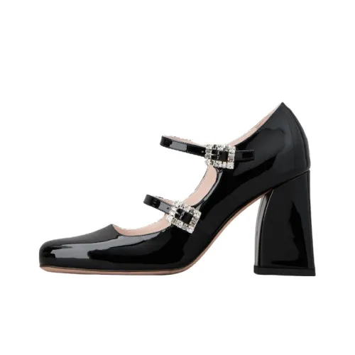 Roger Vivier Туфли Мэри Джейн Черные Женские
