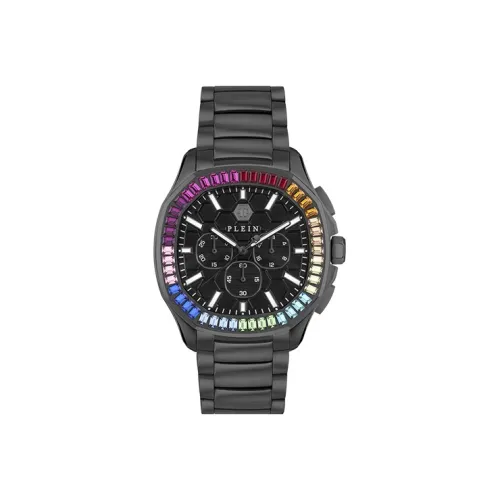 PHILIPP PLEIN Кварцевый механизм Мужские часы 44мм*44мм Черный