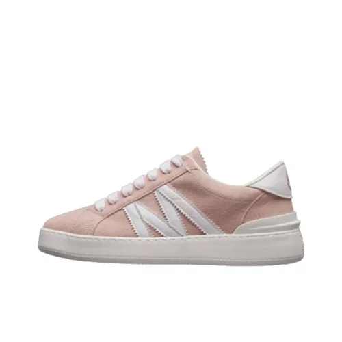 Moncler Monaco Low Топ Повседневная обувь Женская Розовая