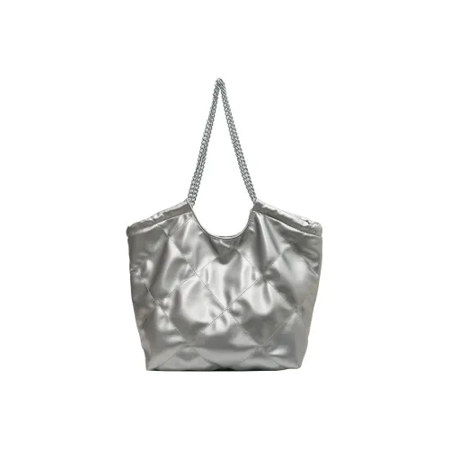 UNITE STAR ПУ (полиуретан) Сумка с цепочкой Сумка на плечо Средний Женская серебряная черная