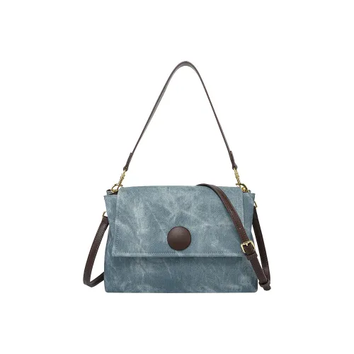 Jacoponnus Коровья кожа Тоут Портативный Сумки через плечо Сумка на плечо Большая Женская Темно-кофейный и Джинсовый синий