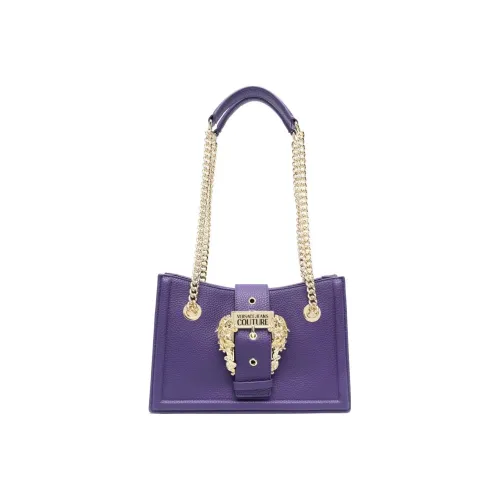 VERSACE JEANS COUTURE Полиэстер с полиуретаном Сумка через плечо Женская Виноградный фиолетовый