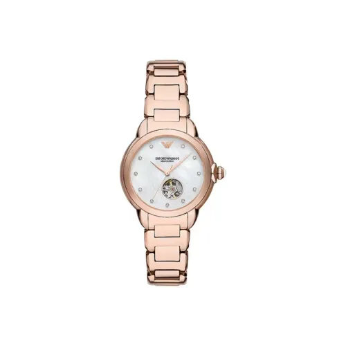 EMPORIO ARMANI Автоматический Механический Движение Женские Часы 34 мм Белый