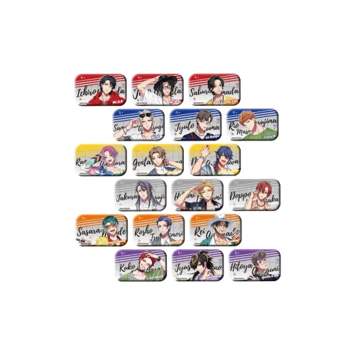 Aiman Hypnotic Microphone Double Flash Square Badge Set OF 18 Items Merchandise with IP