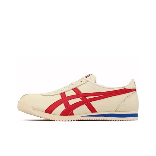 Onitsuka Tiger CORSAIR Memorial Аbrasion Resistant Низкий Топ Повседневная Обувь Унисекс Белый Красный Синий