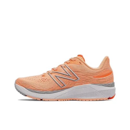 New Balance 860 V12 Low Топ Беговые кроссовки Женские Оранжевые