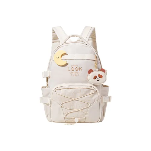 Sound For Life Полиэстер Рюкзак Большой Женские Экрю