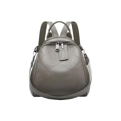 Espin Мягкая кожа подлинная коровья кожа рюкзак средний женский слоновая серый коричневый черный