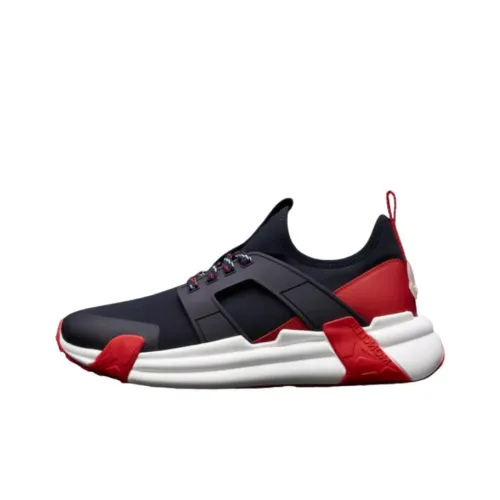 Moncler Низкий Топ Повседневная Обувь Мужская Синяя