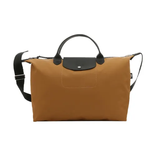 LONGCHAMP Le Pliage Energy Переработанный полиамид Холщовая сумка Сумка через плечо Сумка большого размера Унисекс Коричневый