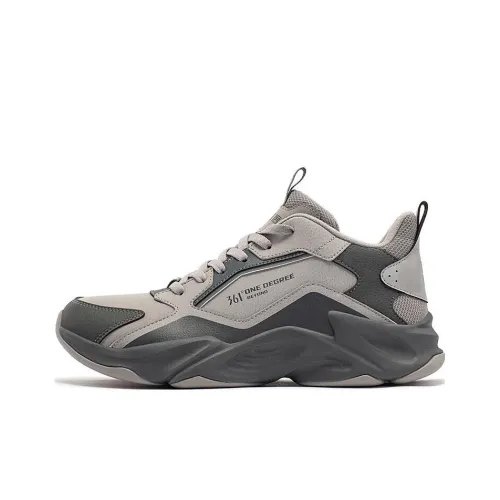 361° Slip-resistant Low Top Беговые кроссовки Мужские Цинково-железный серый Дымчато-серый