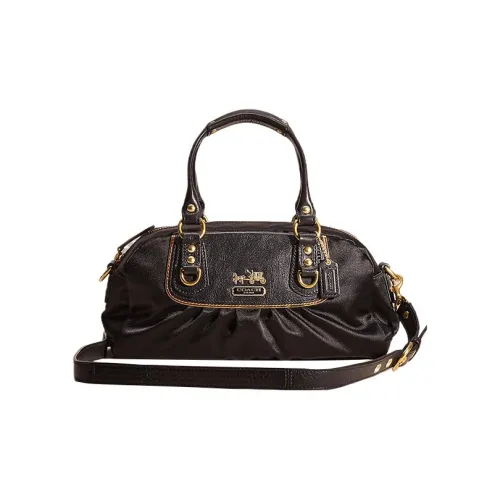 COACH Rowan Satin Сумка через плечо Сумка Mini Женская Черная