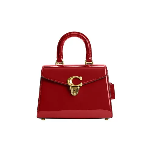 COACH Sammy Лакированная кожа Сумка Lady Dior Сумка через плечо Сумка Женская Красная