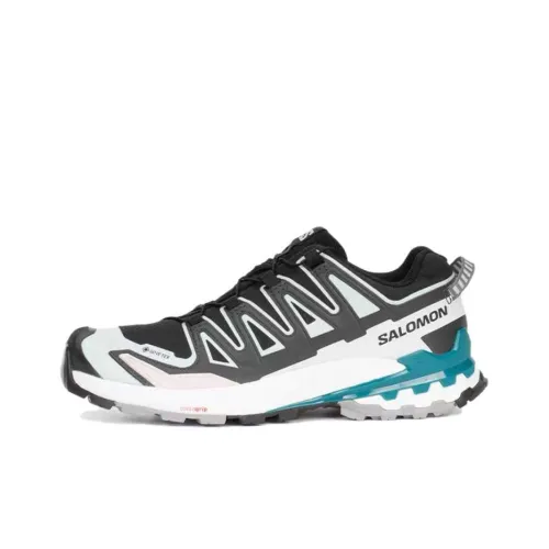 SALOMON XA Pro 3D V9 Slip Устойчивый к истиранию Низкий Топ Уличная обувь Женская Черный Серый