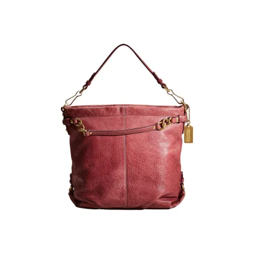 COACH Brooke Кожа Сумка-тоут Большая Женская Гранат Красный