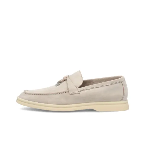 Loro Piana Лоферы Бежевые Женские