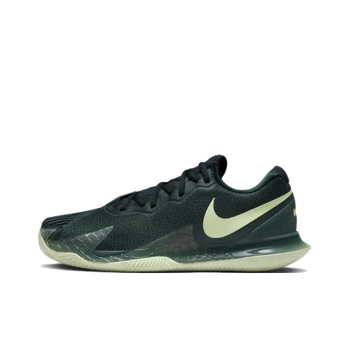 Nike Air Zoom Vapor Cage 4 RAFA Противоскользящие Устойчивые к истиранию Низкий Топ Теннисные Кроссовки Мужские Оливково-зеленые