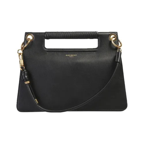 GIVENCHY Телячья кожа Портативная Сумка через плечо Сумка на плечо Средняя Женская Черная