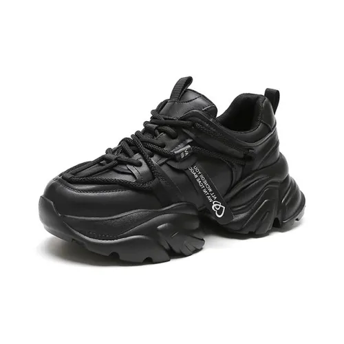 WOOS BOBO Противоскользящие Низкие Топ Кроссовки с Толстой Подошвой 6 см Женские