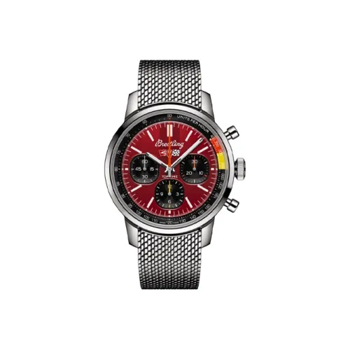 BREITLING Автоматический Механический Часы для мужчин, 41 мм, Красный