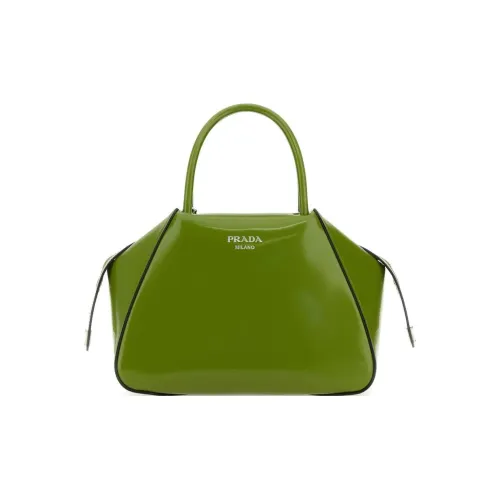 PRADA Сумка через плечо из телячьей кожи маленькая сумка женская зеленая