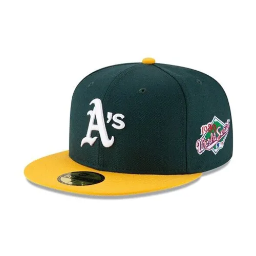 New Era Хлопковые кепки унисекс зеленые