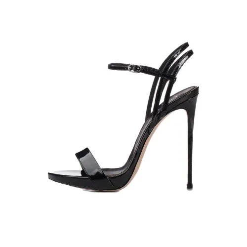Le Silla Gwen One Strap Sandals 12cm Women's Black Le Silla Gwen One Ремень Сандалии 12см Женские Черные